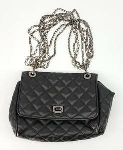small black bag with chain strap