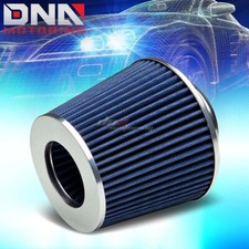 2.5 Coldshort Ram Blue Air Intake Dry Cone Cotton Gauze Rubber Filterclamp