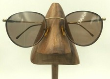 Vintage Guess Tortoise Gold Oval Sunglasses FRAMES ONLY