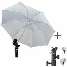 40 inch Photography Studio Translucent Shoot Through Soft White Umbrella +Holder