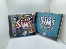 The Sims 1 Original PC CD-ROM Game (2000) & Unleashed Expansion Pack Bundle EA
