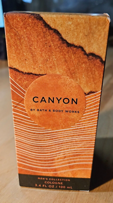 Bath and& Body Works CANYON Men's Collection Cologne 3.4 fl oz #E0-7