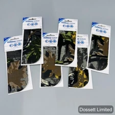 6 Sets of 2 BONDEX Outdoor Restore Iron On 5x7 TREE CAMO Canvas Repair Patches