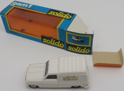 a SOLIDO MADE FRANCE 1976 RENAULT 4 F4 FOURGONNETTE POSTES PTT POSTE 1/43 42Aa