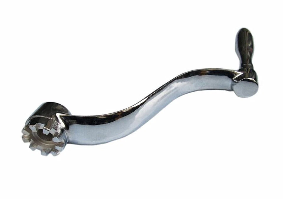 1Set CNC Milling Machine Handle Vertical Mill Elevating Knee Crank Bar Mill Part - Image 2 of 4