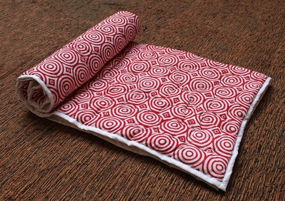 Indian Cotton Baby Quilt Hand Block Chakri Mandala ...