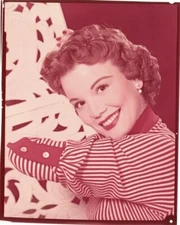 Nanette Fabray 1950's Studio Glamour Portrait Original 4x5 Transparency