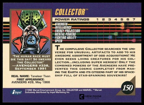 1992 Impel Marvel Universe Cards / Singles You Pick, Base Set & Insert Holograms - Picture 303 of 425