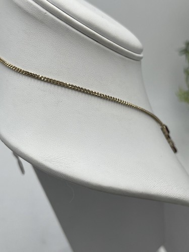 Givenchy Gold Tone Red and Clear Crystal Teardrop Necklace New - Picture 3 of 12