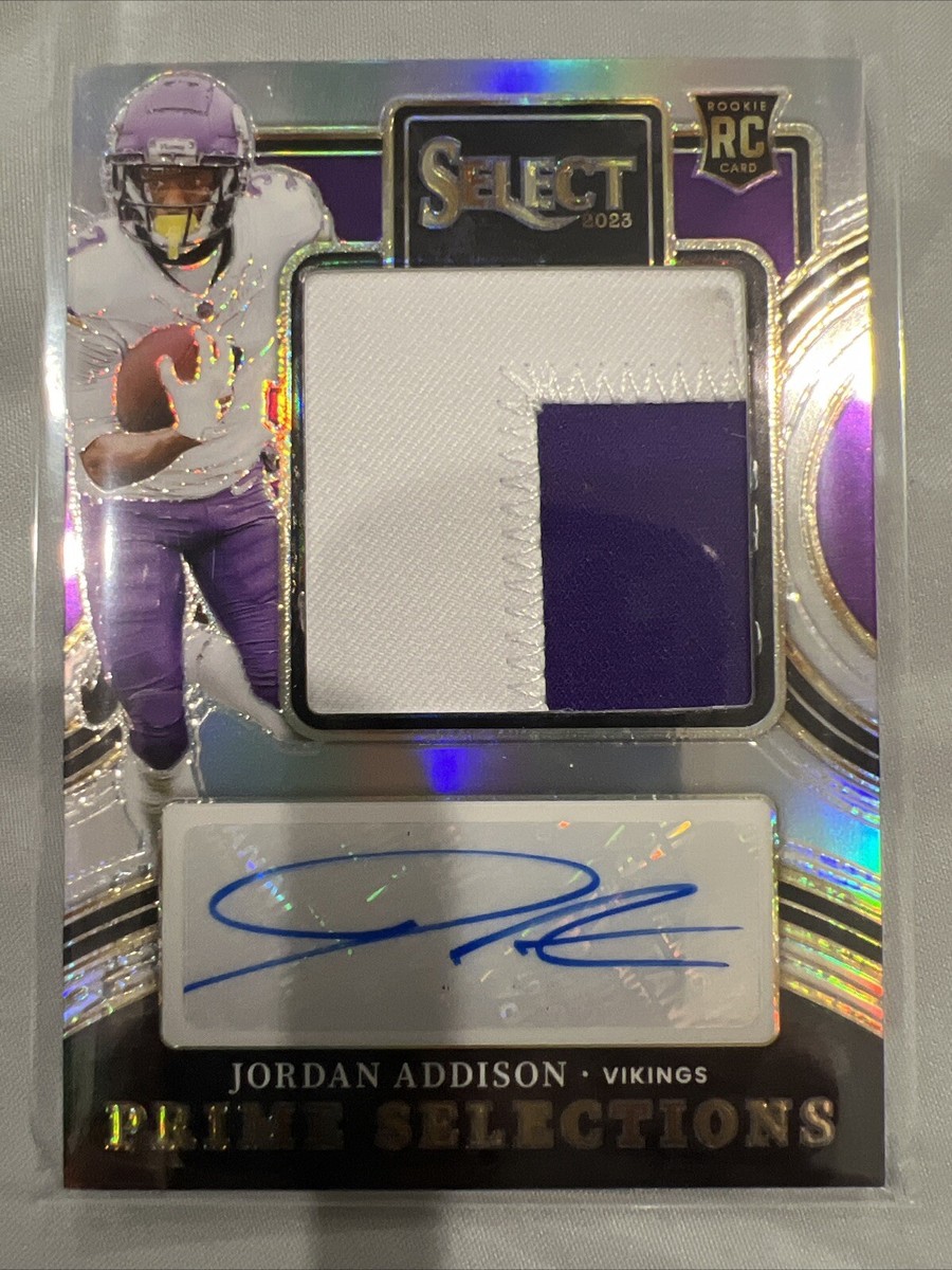 2023 Select Jordan Addison RC Prime Selections PS-JAD AUTO /99 RPA