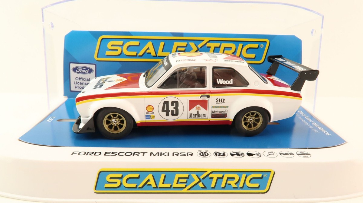 Scalextric C4421 Ford Escort MK1 RSR Lea Wood Slot Car 1:32