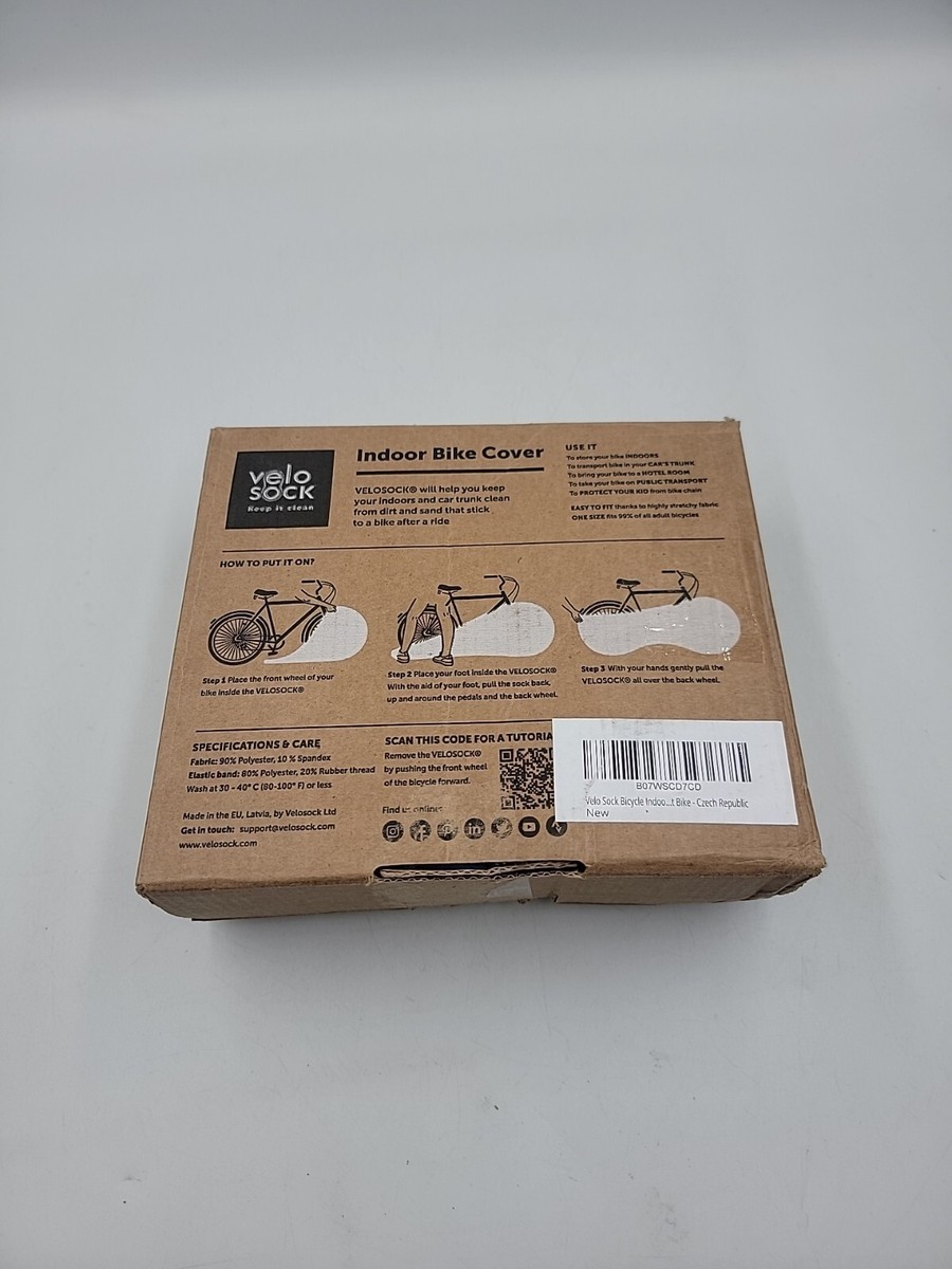 Velo Sock Bicycle Bike Indoor Cover For Storage Stretchy CZECH