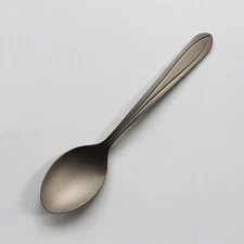 2PCS Pure Titanium Spoon Portable Ultralight Tea Coffee Spoon Outdoor EDC 4.88"