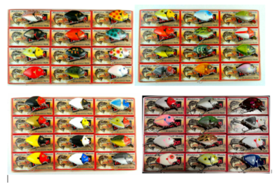 Leurre de pêche vintage Heddon 9630 Punkinseed Crappie