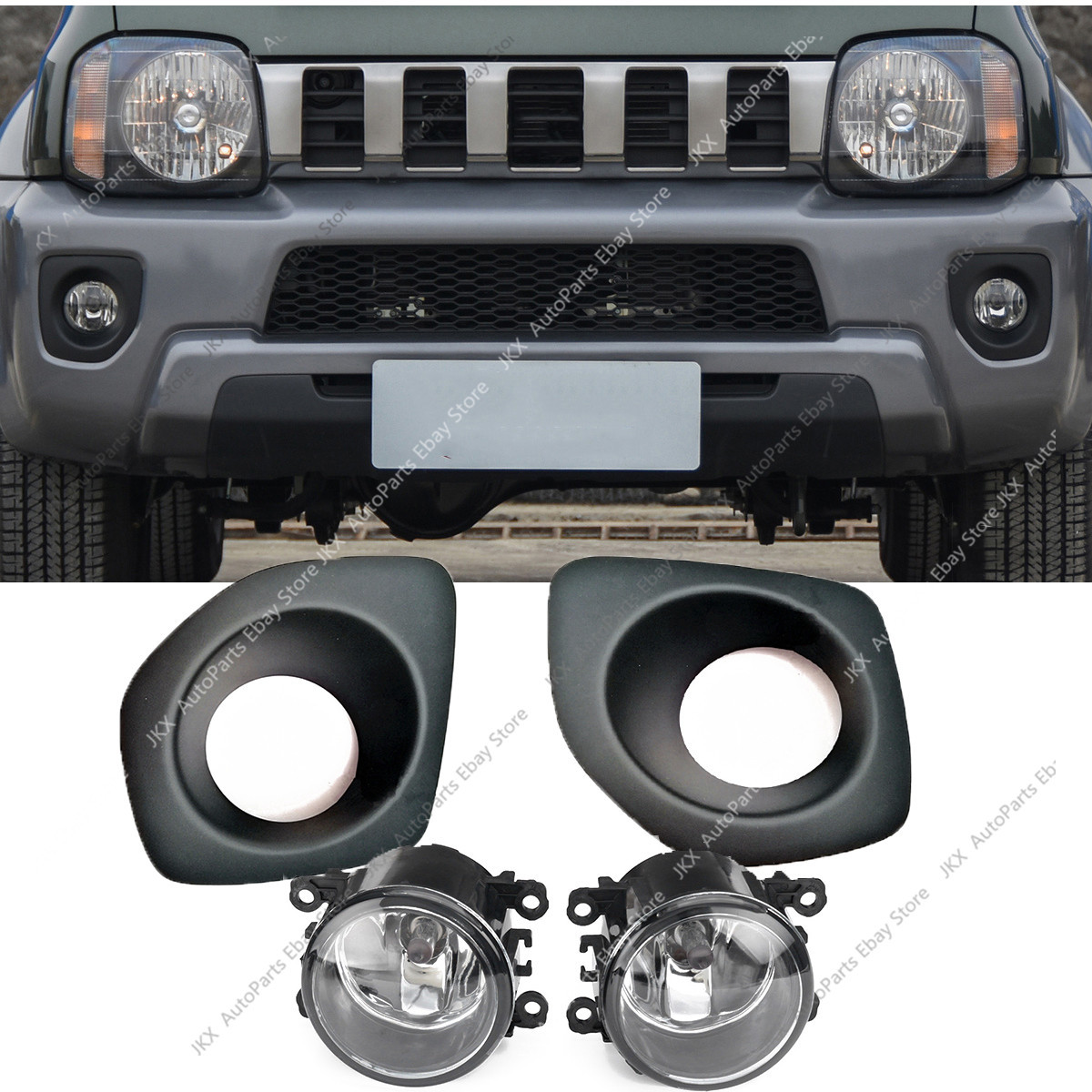 Genuine Bumper Cover Fog Lights Fit For Suzuki JIMNY JB23/JB33