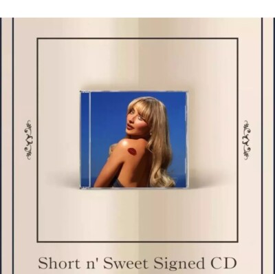 Sabrina Carpenter Short n’ Sweet サイン CD Sabrina Carpenter Short N' Sweet Signed Autographed CD - NEW