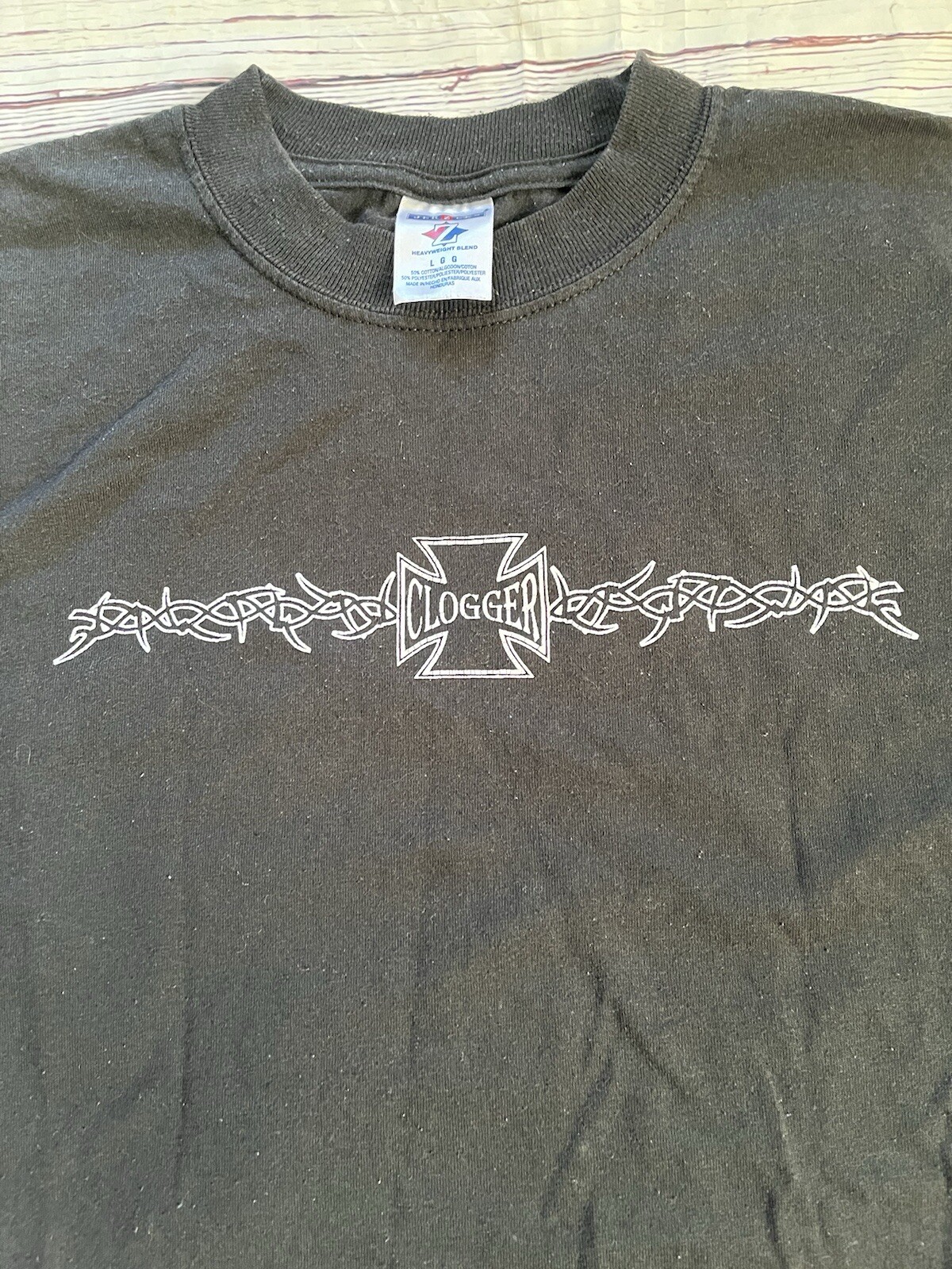 Vintage Clogger T Shirt USA Born Clogger Tribal D… - image 2