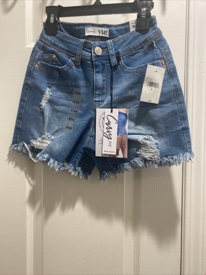 YMI Curvy Fit Shorts Women's Distressed 