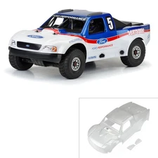 Pro-Line Racing Pre-Cut 1997 Ford F-150 Trophy Truck Clear Body for ARRMA Mojave