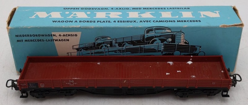 Marklin 4515 HO Scale VDB Low-Sided Gondola #496391/Box