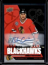 2025-26 Upper Deck Chicago Blackhawks Centennial Stu Grimson Auto 83