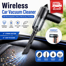 Cordless Handheld Vacuum Cleaner Small Mini Portable Car Auto Home Wireless 120W