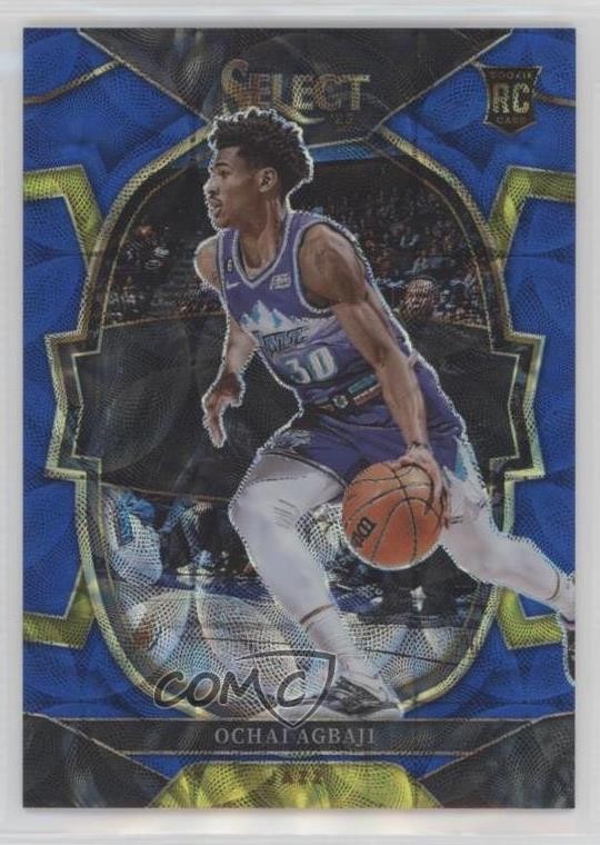 2022-23 Panini Select Concourse Blue Scope Prizm 137/249 Ochai Agbaji #96 0tf6