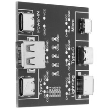 USB C Tester Data Cable Test Tool Test Board Fast Detection USB Cable Checker