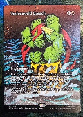 Underworld Breach (10) Borderless, TMNT Ninja Turtles PZA, Magic MtG, Reg NM!