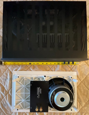Sonance Virtuoso A-800 Amp + A800D In Wall Subwoofer   Tested, Ready to Install