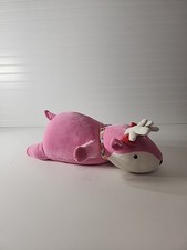 Pillowfort Weighted Plush Deer, Pink. 20 Inch X 11 Inch.