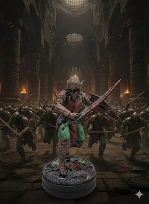 Moria Orc Statue 34cm Figure The Lord Of The Rings