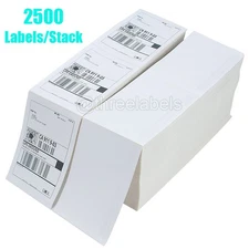 5000 4x6 Fanfold Thermal Shipping Labels UPS CERTIFIED / USPS Fits Most Printers