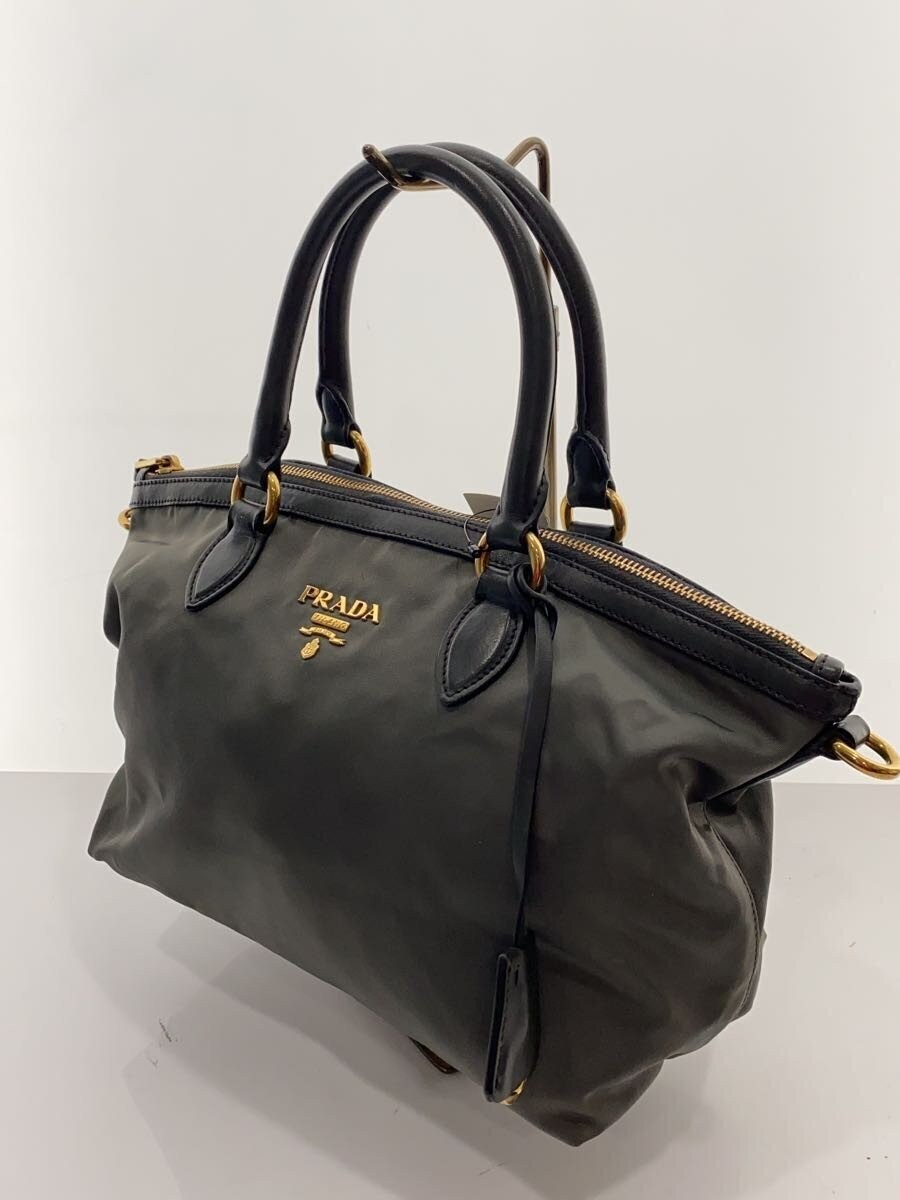 PRADA Shoulder Bag Nylon GRY 1ba104 thumbnail 2