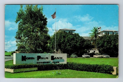 North Palm Beach FL-Florida, North Palm Beach Country Club Vintage Postkarte