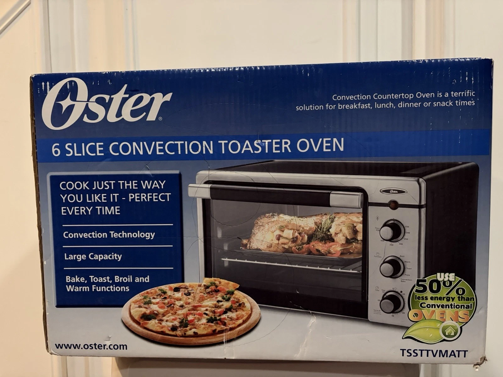 Oster 6-Slice Convection Toaster Oven Unopened In Box