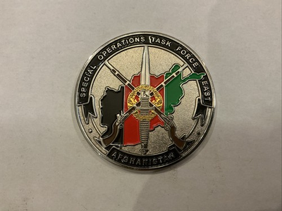 #ad SO Task Force East Afghanistan Coin OEF XVI Sep 2010 Apr 2011 SOF ODAs Rare $300.00