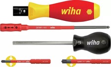 Wiha 38074 TorqueVario®-S electric Screwdriver Set, 5 Piece WHA38074