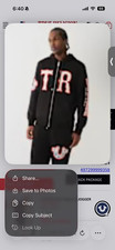 true religion sweat suit men medium