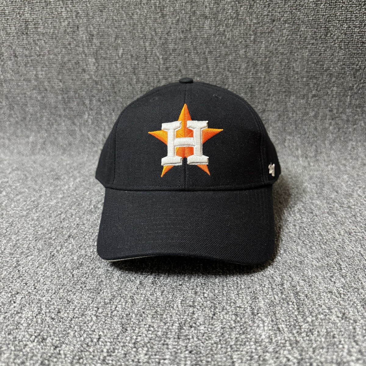 '47 Brand Houston Astros MLB Dad Hat Black Hook and Loop Cap