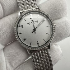 Skagen Women's 32mm Stainless Steel Wrist Watch SKW2284 - New Battery