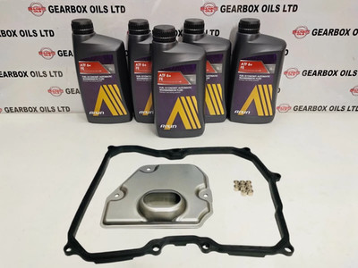 FOR MINI 09G 6 SPEED AUTOMATIC GEARBOX OIL AISIN ATF 6+ FE 5L FILTER GASKET KIT
