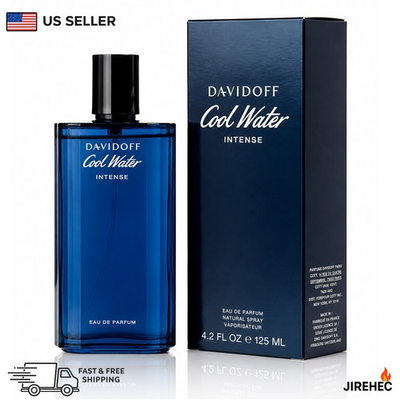 #ad Davidoff Cool Water Intense EDP Spray 4.2 oz 125ml Men#x27;s Cologne New Box $29.78