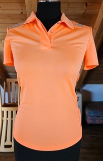 adidas Poloshirt climachill orange Gr. S