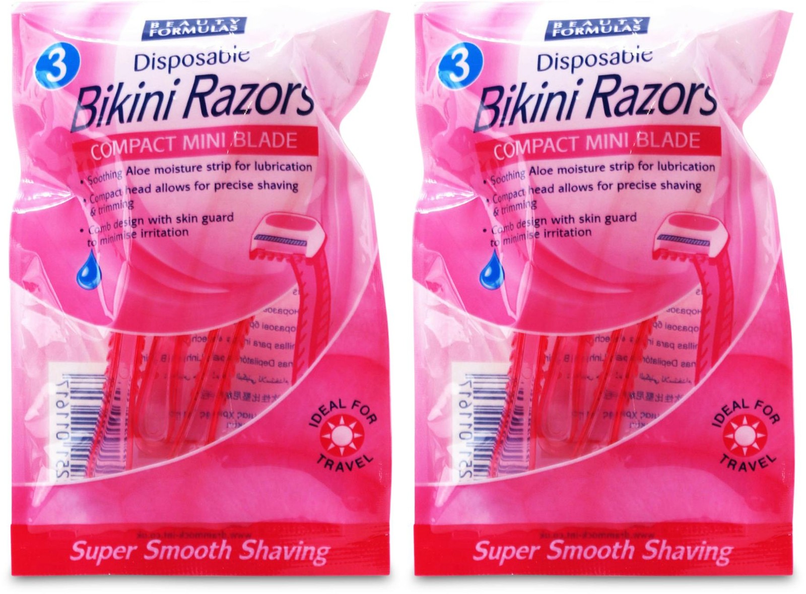Beauty Formulas Bikini Razors 3 Pack X 2