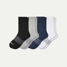 Bombas -Men's Solids Half Calf Sock 4-Pack-Choose Size  Color 