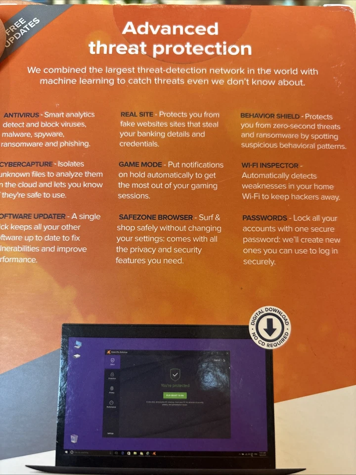 Avast Internet Security 2018 for 3 PCs 1 Year Protection. Brand New / Sealed - Image 2 of 2