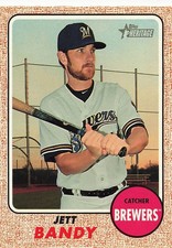 JETT BANDY 2017 TOPPS HERITAGE BASEBALL #679