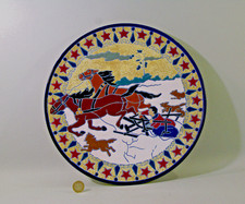 GRANDE ASSIETTE EN GRES et