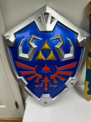 Legend of Zelda Link Hylian Shield & Sword Cosplay Prop Costume